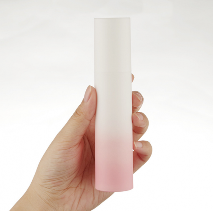 Berijpte Plastic Kosmetische de Containersgradiënt Zonder lucht 50g 3.3*14.5cm van de Lotionnevel 3