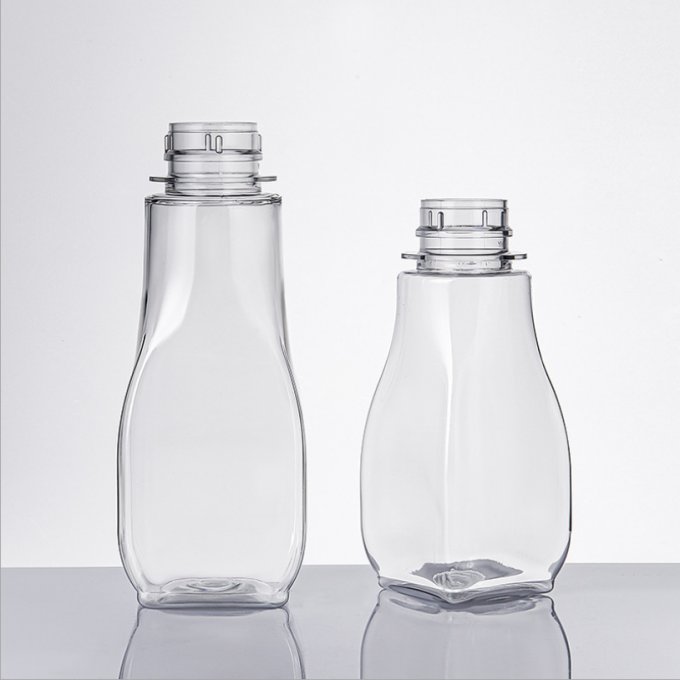 10.5oz eenvoudig de Douaneembleem van Sugar Syrup Squeeze Bottle 300g 250g 5