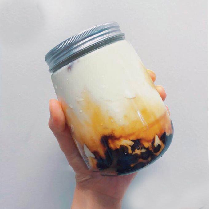 网红脏脏茶黑糖奶茶饮料瓶子 het huisdier van U 形一次性 塑料打包瓶大口果汁瓶