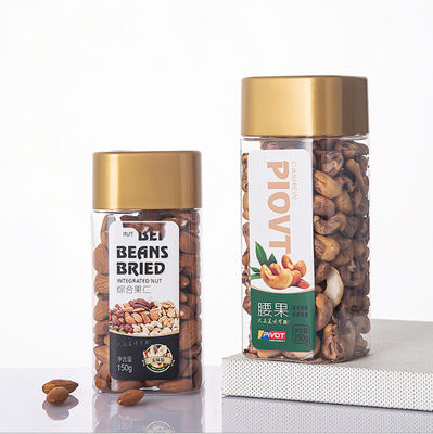 2.4in drogen de Vierkante Duidelijke Plastic Opslagkruiken 250g Vochtbestendige het Voedsel van de Fruitvrije tijd