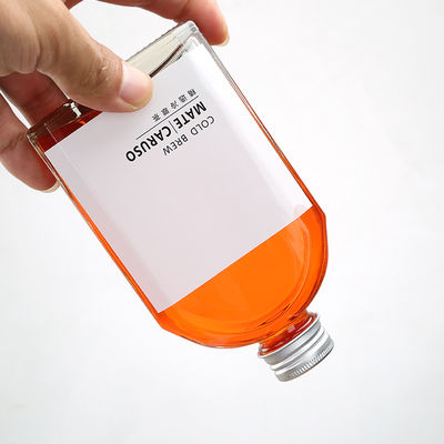 Good price ISO9001 van het glas Vlakke Water Duidelijke 100ml 200ml de Whiskycontainer van de de Wijnfles online