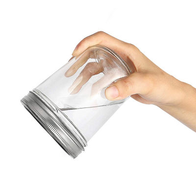 Good price 10oz van de het Glasopslag van het lekbewijs de Flessenyoghurt 4 Oz Gewatteerd Mason Jars Bulk online