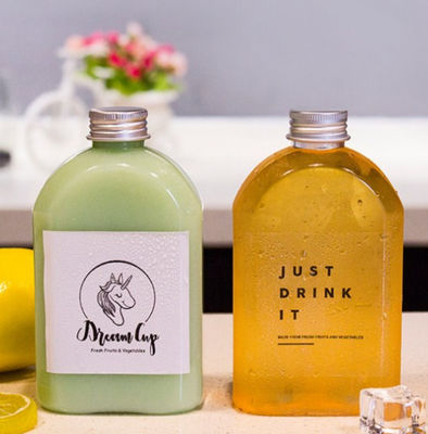 Good price De transparante Vlakke Rechthoekige Koude van de Waterfles brouwt 50ml aan 500ml PETG online