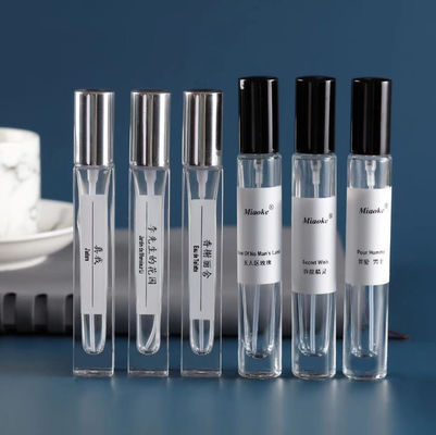 Good price 18*106mm van het de Nevelparfum van Glas de Kosmetische Containers 10ml Flessen TUV Lichtgewicht online