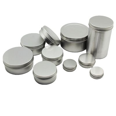 Good price 20ml aan 250ml-Metaal Kosmetische Kruik 3.9in Dia Screw Top Aluminium Tins online
