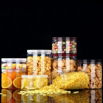 Good price de Rang van het de Containervoedsel van 100ml 85mm Dia Clear Plastic Storage Jars online